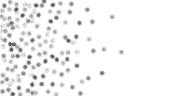 Beyaz bir arka plan üzerinde sabit yıldız.