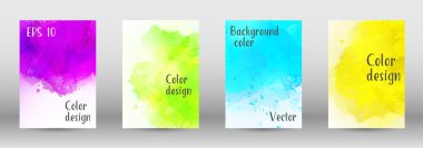 Sulu boya sprey resmini kapaklı tasarım.