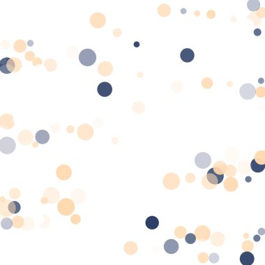 Altın, mavi konfeti şeffaf noktalar.