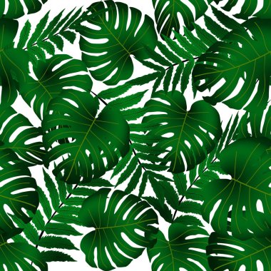 Vektörsüz tropikal desen
