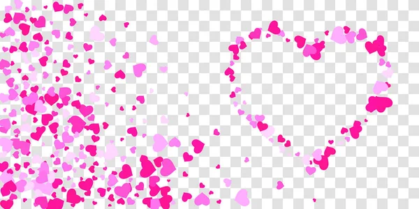 Kalp konfeti arka plan üzerine düşüyor.