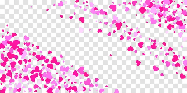 Heart of confetti falls on the background. — Stock Vector