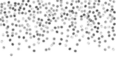 Beyaz bir arka plan üzerinde sabit yıldız.