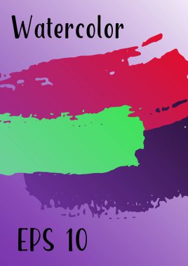 Vektör suluboya arkaplan.