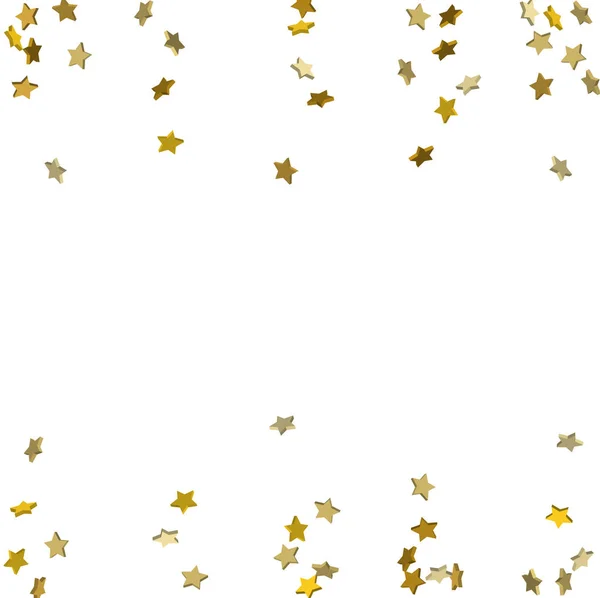 Falling confetti stars — Stock Vector