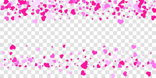 Heart of confetti falls on the background. — Stock Vector