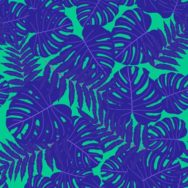 Vektörsüz tropikal desen