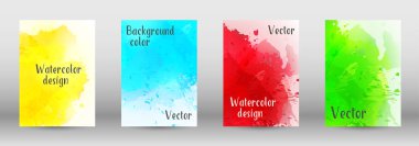 Sulu boya sprey resmini kapaklı tasarım.