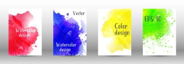 Sulu boya sprey resmini kapaklı tasarım.