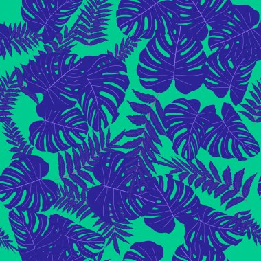 Vektörsüz tropikal desen