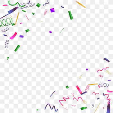 Renkli konfeti parlak ışıltı.