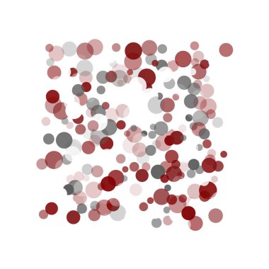 Soyut konfeti şeffaf noktalar.