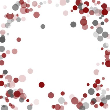 Soyut konfeti şeffaf noktalar.