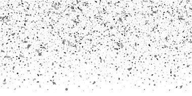 Beyaz arka planda gümüş simli konfeti.