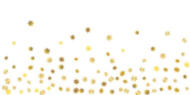 Altın konfeti arka planı.