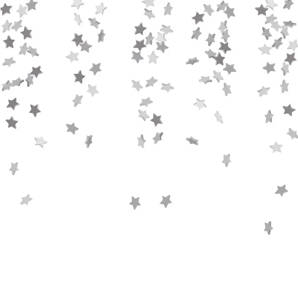 Falling confetti stars — Stock Vector