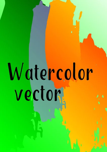 Vektor-Aquarell-Hintergrund. — Stockvektor