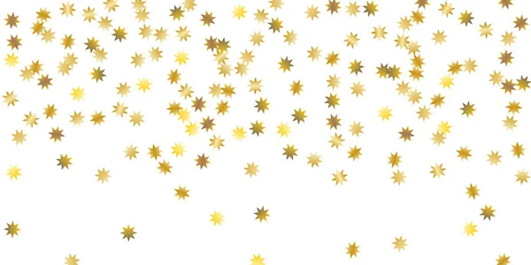 Golden casual confettis fond. — Image vectorielle