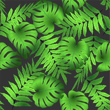 Vektörsüz tropikal desen