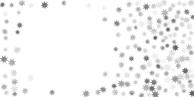 Beyaz bir arka plan üzerinde sabit yıldız.