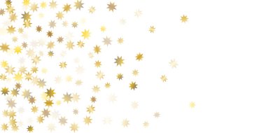 Altın konfeti arka planı.