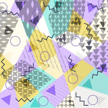 Memphis tarzında soyut arkaplan