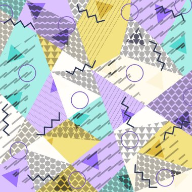 Memphis tarzında soyut arkaplan