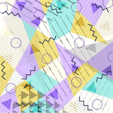 Memphis tarzında soyut arkaplan