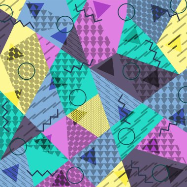 Memphis tarzında soyut arkaplan