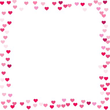 Kalp konfeti güzel arka plan üzerine düşmek