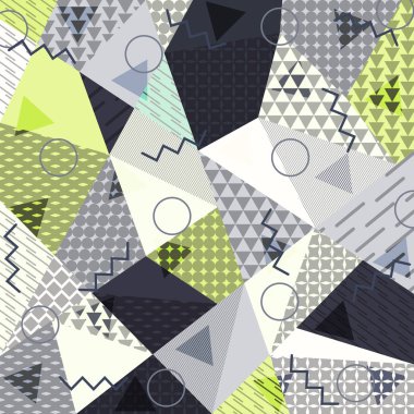 Memphis tarzında soyut arkaplan