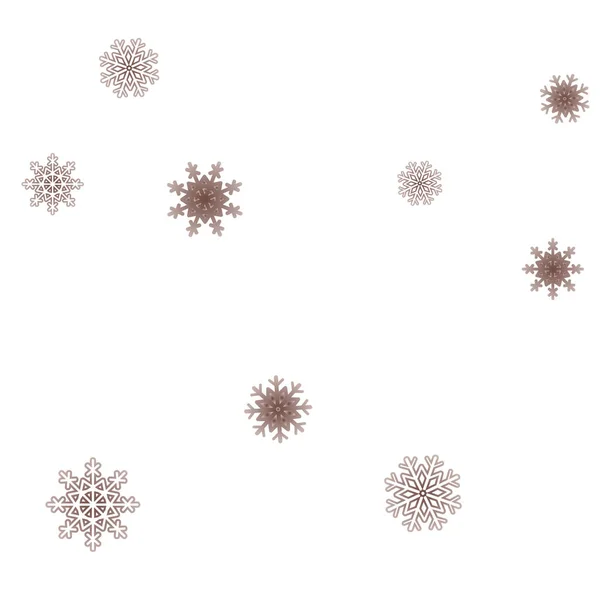 Новорічний фон вектор з падаючими сніжинками — стоковий вектор