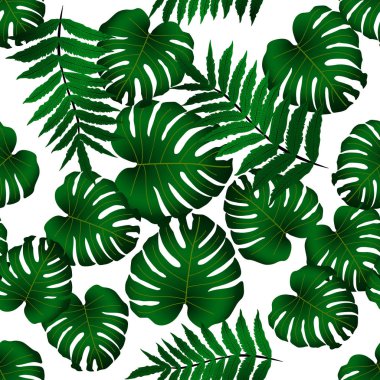 Vektörsüz tropikal desen