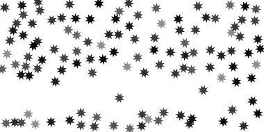 Beyaz bir arka plan üzerinde sabit yıldız.