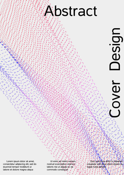 Cover design with abstract lines.