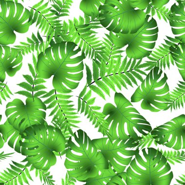 Vektörsüz tropikal desen