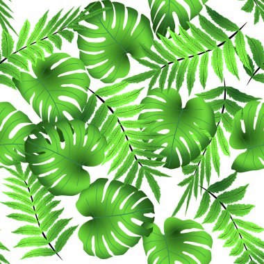 Vektörsüz tropikal desen