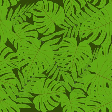 Vektörsüz tropikal desen