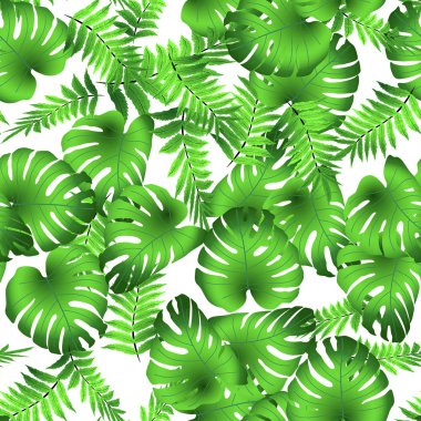 Vektörsüz tropikal desen