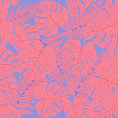 Vektörsüz tropikal desen