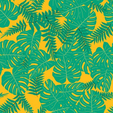 Vektörsüz tropikal desen