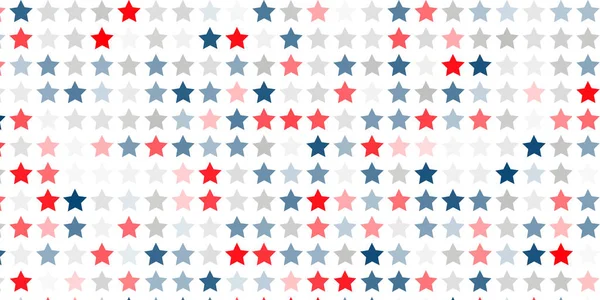 Fundo abstrato de estrelas vermelhas, azuis, brancas —  Vetores de Stock
