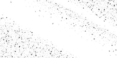 Beyaz arka planda gümüş simli konfeti.