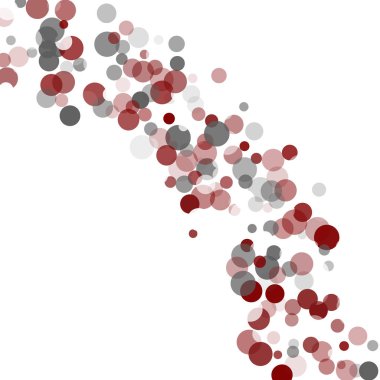 Soyut konfeti şeffaf noktalar.