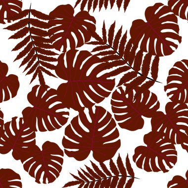 Vektörsüz tropikal desen