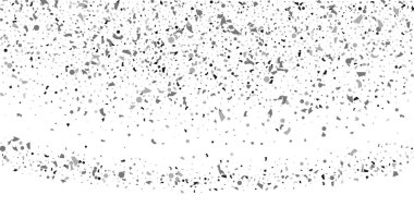 Beyaz arka planda gümüş simli konfeti.