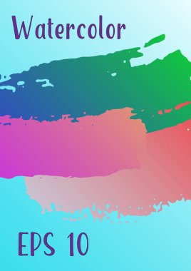 Vektör suluboya arkaplan.