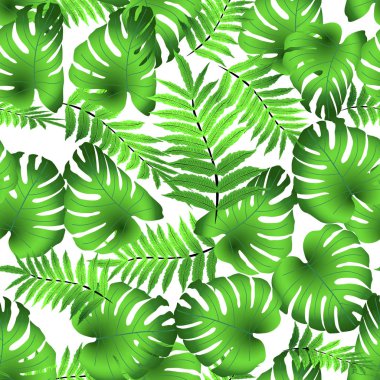 Vektörsüz tropikal desen