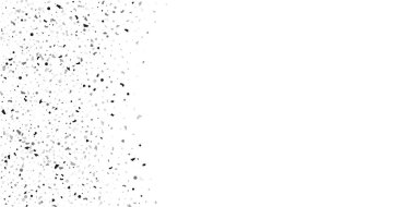 Beyaz arka planda gümüş simli konfeti.