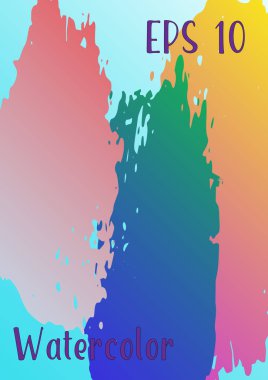 Vektör suluboya arkaplan.